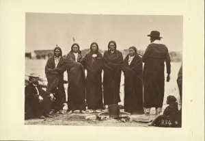 Tashunkakokip (Old man afraid of his horses) and his chiefs, Oglala, 1868 (albumen print) Tashunkakokip (Old man afraid of his horses) and his chiefs, Oglala, 1868 (albumen print)