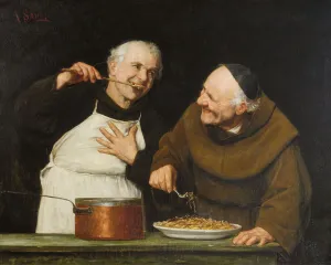 Cleric Gallery: The Tasting (oil on canvas)