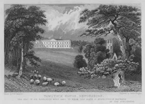 Inscribed Collection: Tawstock House, Devonshire (engraving)
