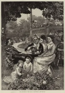 Tea and Music in the Park at Rotterdam (engraving) Tea and Music in the Park at Rotterdam (engraving)
