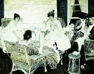 Using Hands Collection: The Tea Party, 1916 (oil on canvas)