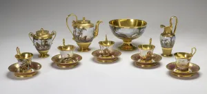 Tea Service for Twelve, Sevres Porcelain Factory, Paris, 1807-08 (porcelain Tea Service for Twelve, Sevres Porcelain Factory, Paris, 1807-08 (porcelain