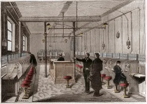 Telephone exchange built according to the Edison Gower-Bell system of telecommunication Telephone exchange built according to the Edison Gower-Bell system of telecommunication