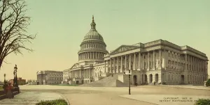 Washington DC Architecture Prints: The Capitol at Washington, c.1902