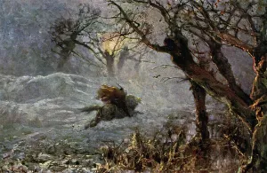 Mythical Beast Prints: Fine Art Print: Der Erlkonig, by J. von Klever, 1901