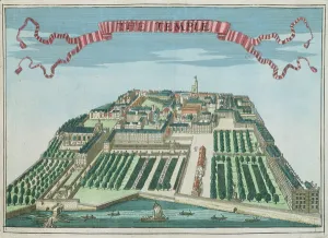 The Temple, from A Book of the Prospects of the Remarkable Places in and about The Temple, from A Book of the Prospects of the Remarkable Places in and about