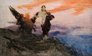 THE TEMPTATION OF CHRIST, 1891-1901 (oil on canvas) THE TEMPTATION OF CHRIST, 1891-1901 (oil on canvas)