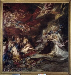 The temptation of Saint Anthony The hermit Saint Anthony the Great (251-356 The temptation of Saint Anthony The hermit Saint Anthony the Great (251-356