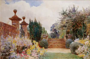 The Terrace Steps, Penshurst, 1903 (w/c on paper) The Terrace Steps, Penshurst, 1903 (w/c on paper)