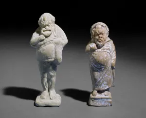 Grimace Gallery: Terracotta figurine of a male comic actor, 400-201 BC (terracotta)