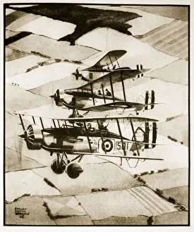 Transport,travellers & Immigrants Gallery: Terriers, illustration from Flying Memories by John Hamilton, 1934 (litho)