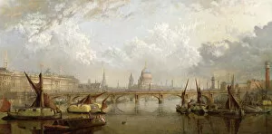 Pauls Cathedral Gallery: The Thames, London (oil on canvas)