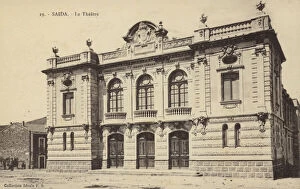 Saida Collection: Theatre, Saida, Algeria (b / w photo)