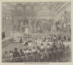 Theatrical Performance at Windsor Castle, before Her Majesty (engraving) Theatrical Performance at Windsor Castle, before Her Majesty (engraving)