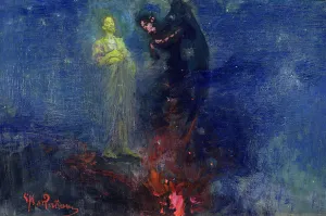 Get Thee Hence, Satan! (oil on canvas) Get Thee Hence, Satan! (oil on canvas)
