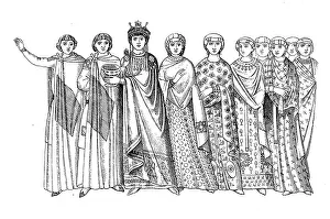 6th Century Gallery: Theodora, ca 500, 548