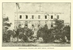 Theological College and Boys School, Kiungani (engraving) Theological College and Boys School, Kiungani (engraving)