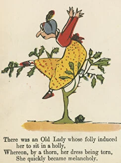 'There was an Old Lady whose folly induced her to sit in a holly', from A Book of Nonsense