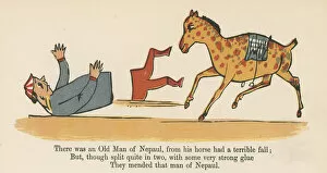 'There was an Old Man of Nepaul, from his horse had a terrible fall', from A Book of Nonsense