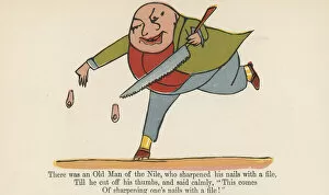 'There was an Old Man of the Nile, who sharpened his nails with a file', from A Book of Nonsense
