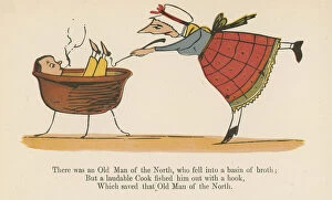 'There was an Old Man of the North, who fell into a basin on broth', from A Book of Nonsense