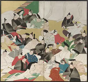 Thirty-Six Poets, Edo Period (ink, colour & gold on paper) Thirty-Six Poets, Edo Period (ink, colour & gold on paper)