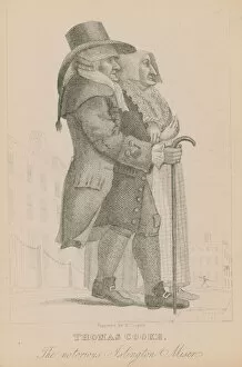 Thomas Cooke, the notorious Islington miser (engraving)