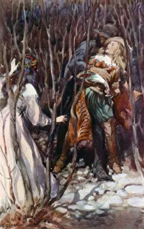 That thou never shalt, sir, cried a voice as loud as a culverin (colour litho) That thou never shalt, sir, cried a voice as loud as a culverin (colour litho)