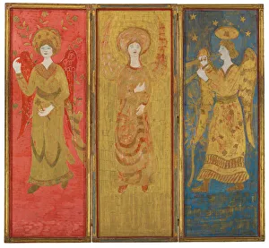 Three-Panel Screen (reverse), c.1916-17 (oil and gold leaf on gessoed wood) Three-Panel Screen (reverse), c.1916-17 (oil and gold leaf on gessoed wood)
