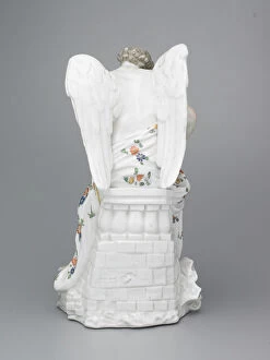 True Love Gallery: Time Clipping the Wings of Love, Chelsea-Derby Porcelain Factory, c.1775 (soft-paste porcelain)