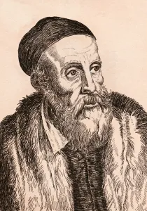 Titian, illustration from 75 Portraits Of Celebrated Painters From Authentic Originals' Titian, illustration from 75 Portraits Of Celebrated Painters From Authentic Originals'