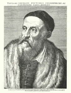Titian, Italian Renaissance artist (engraving) Titian, Italian Renaissance artist (engraving)
