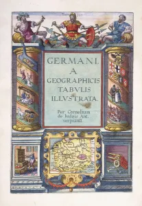 Title page to part 2, Germania geographicus tabulis illustrata Title page to part 2, Germania geographicus tabulis illustrata
