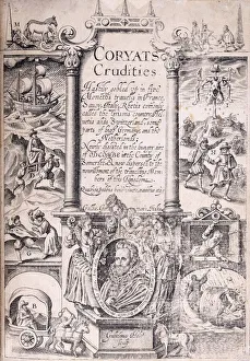 Title page from Coryats Crudities hastily gobled up in five moneths travells in Title page from Coryats Crudities hastily gobled up in five moneths travells in