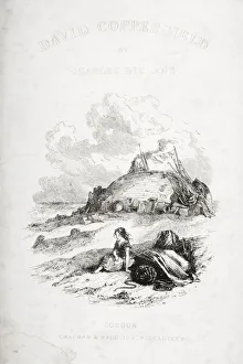 Title page illustration from David Copperfield by Charles Dickens (1812-70) first published 1850 (litho) Title page illustration from David Copperfield by Charles Dickens (1812-70) first published 1850 (litho)