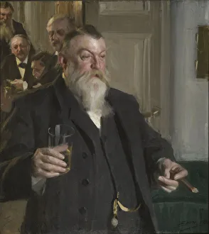 A Toast in the Idun Society, 1892 (oil on canvas) A Toast in the Idun Society, 1892 (oil on canvas)