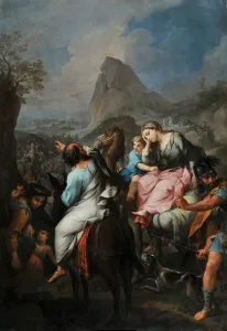 Tobie's life: 'Captivite of the Israelites'(oil on canvas) Tobie's life: 'Captivite of the Israelites'(oil on canvas)