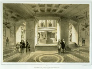 Tomb of Napoleon (1769-1821) at Invalides, from Paris et ses Environs Tomb of Napoleon (1769-1821) at Invalides, from Paris et ses Environs