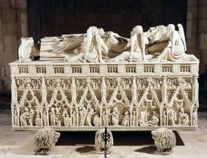 Tomb of Peter I (1320-67) King of Portugal (stone) Tomb of Peter I (1320-67) King of Portugal (stone)