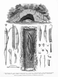 Tomb of a Scandinavian Magician at Hvidegaard (litho) Tomb of a Scandinavian Magician at Hvidegaard (litho)