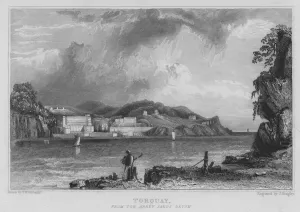 Torquay, from Tor Abbey Sands, Devon (engraving) Torquay, from Tor Abbey Sands, Devon (engraving)