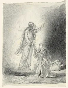 Touch Me Not; Noli me tangere (pencil on paper) Touch Me Not; Noli me tangere (pencil on paper)