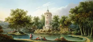 The Tour de Marlborough in the Jardin des Mesdames, Bellevue (oil on canvas) The Tour de Marlborough in the Jardin des Mesdames, Bellevue (oil on canvas)