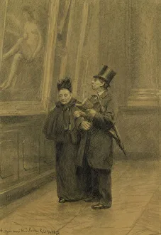 Tour of the Museum, 1897 (lead pencil on paper) Tour of the Museum, 1897 (lead pencil on paper)