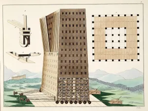 Tower of Demetrius Poliorcetes (336-283 BC) during the Siege of Rhodes in 305 BC Tower of Demetrius Poliorcetes (336-283 BC) during the Siege of Rhodes in 305 BC