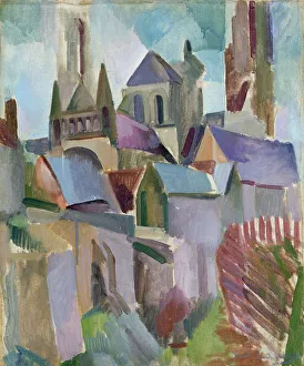Towers of Laon, 1912 (oil on canvas) Towers of Laon, 1912 (oil on canvas)