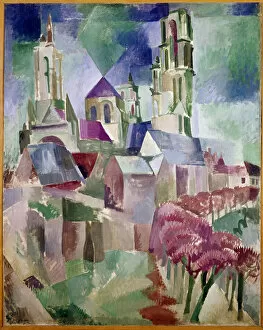 Belltower Gallery: Towers of Laon (oil on canvas, 1912)