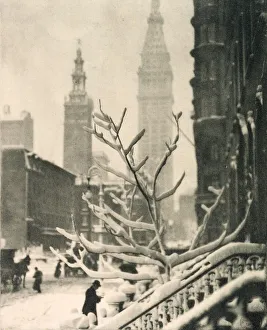Photo Secession Gallery: Two Towers - New York, 1911 (photogravure)