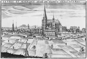 Town and memorable abbey of Saint-Denis (engraving) Town and memorable abbey of Saint-Denis (engraving)