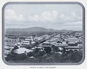 Townsville, the Capital of North Queensland (b/w photo)